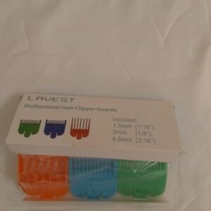 Professional Hair Clipper Guards - Orange, Blue, Green